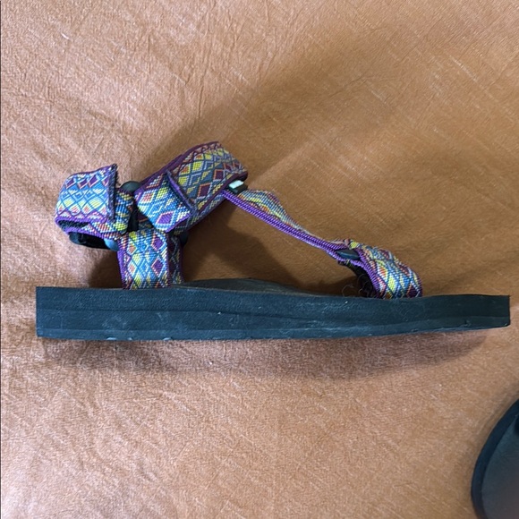 Colorful Patterned Women's Sandals - Picture 3 of 3